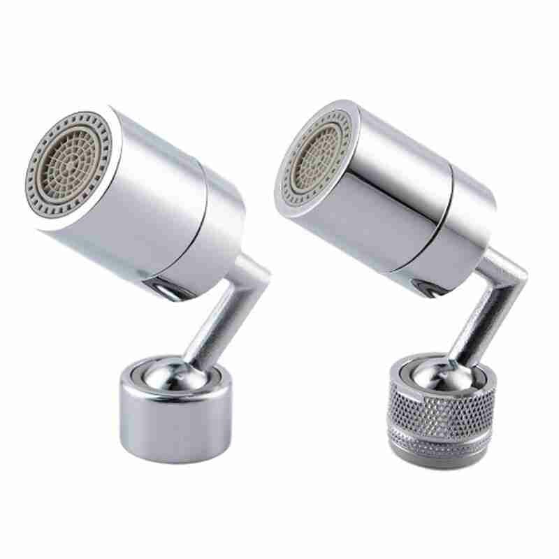 360 Degree Swivel Faucet Universal Rotating Mesh Mouth Anti Splash Head Dual Model Bubbler Faucet Extender for Bathroom Image 2