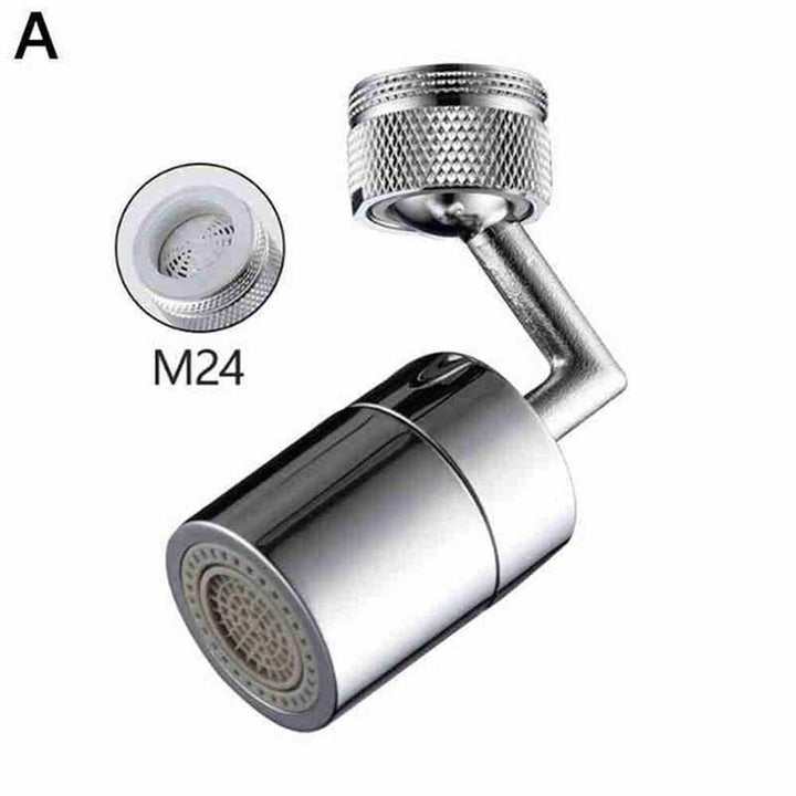 360 Degree Swivel Faucet Universal Rotating Mesh Mouth Anti Splash Head Dual Model Bubbler Faucet Extender for Bathroom Image 7