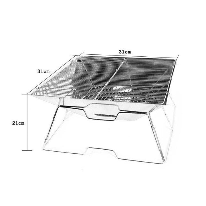 31x31x22cm Folding BBQ Barbecue Grill Portable Outdoor Home BBQ Tools Easy Installation Image 3