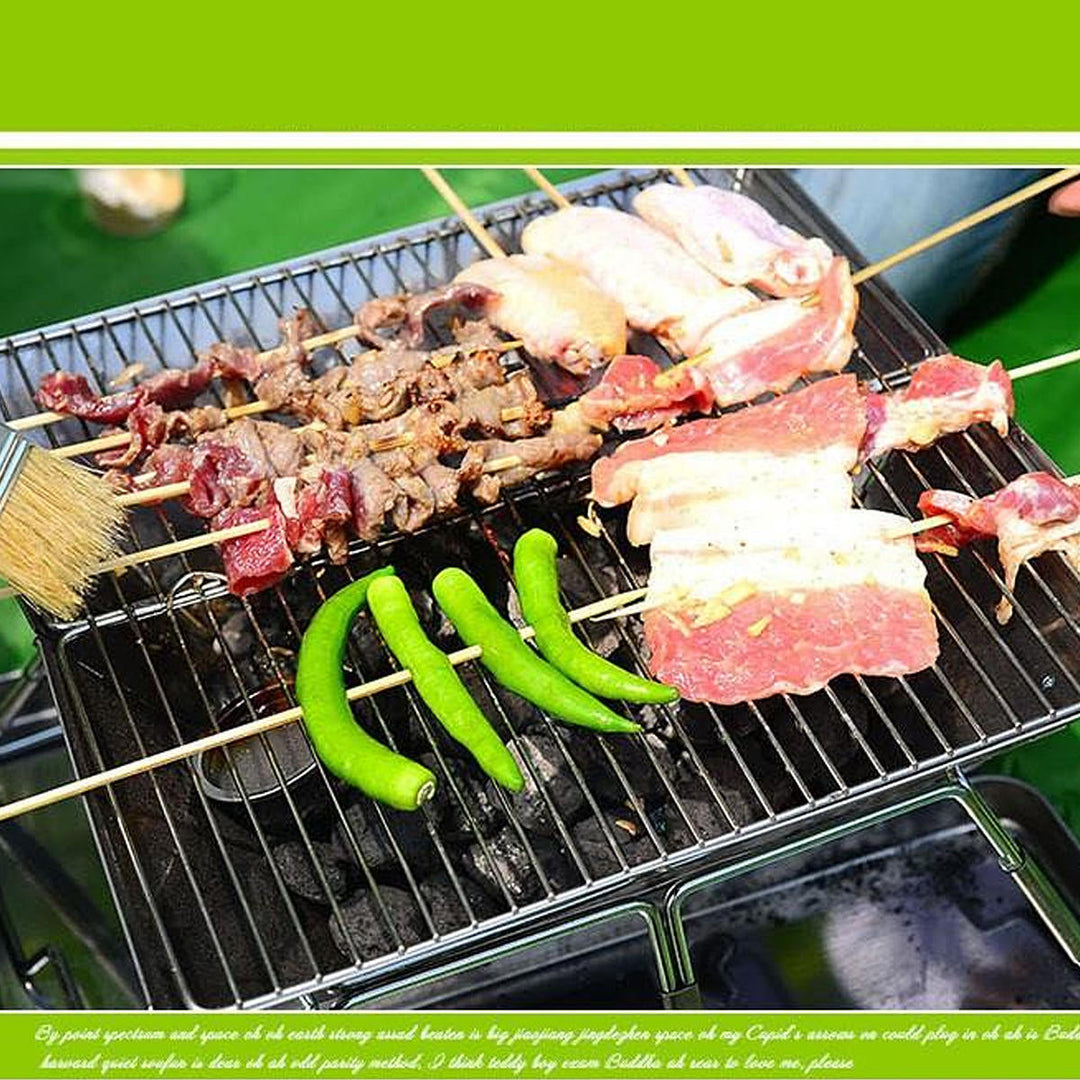 31x31x22cm Folding BBQ Barbecue Grill Portable Outdoor Home BBQ Tools Easy Installation Image 7