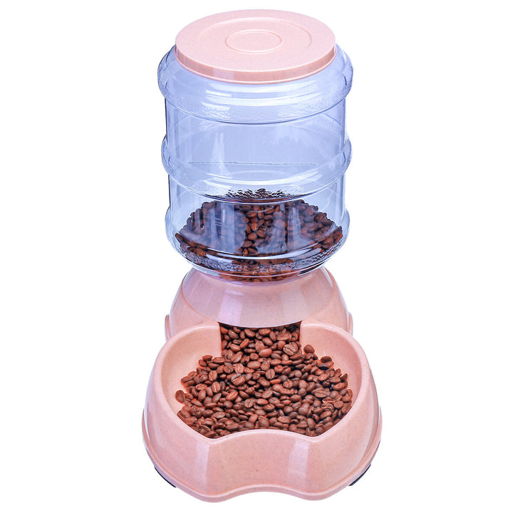 3.8L Automatic Dog Cat Water Food Feeder Gravity Pet Water Dispensers Food Bowl Puppy Supplies DTTT Image 11