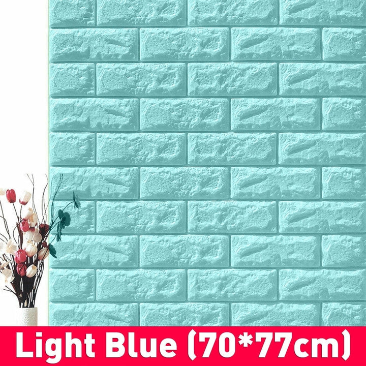 3D DIY Brick Pattern Wallpaper Waterproof Home Living Room Bed Kitchen Image 6