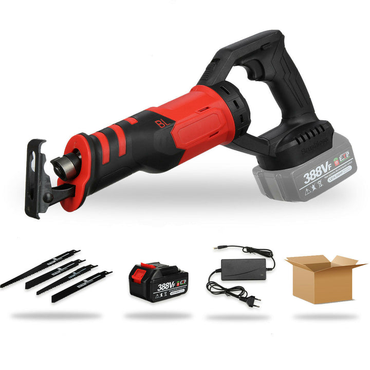 388VF 3000W Brushless Electric Reciprocating Saw Adjustable Three Orientations Modes Cutting Saw Portable Cordless Power Image 8