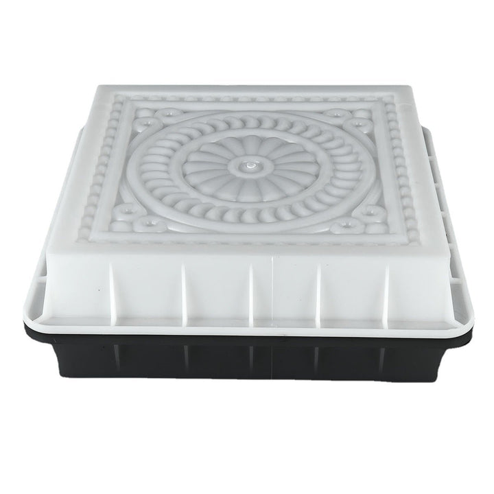 32x32cm Square Path Maker DIY Plastic Mold Road Paving Cement Stone Mould Brick Image 8