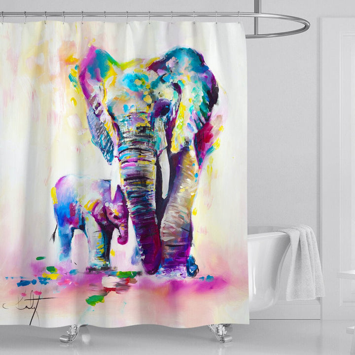 3D Shower Curtain Digital Printing Waterproof Polyester for Bathroom Image 6