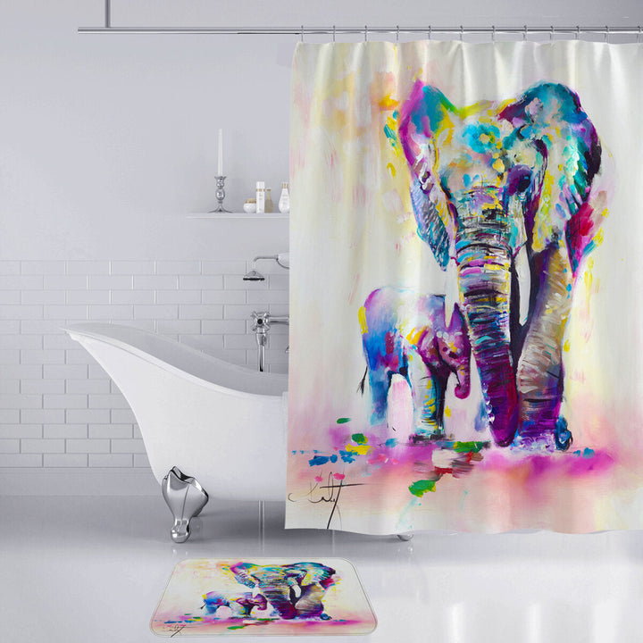 3D Shower Curtain Digital Printing Waterproof Polyester for Bathroom Image 7