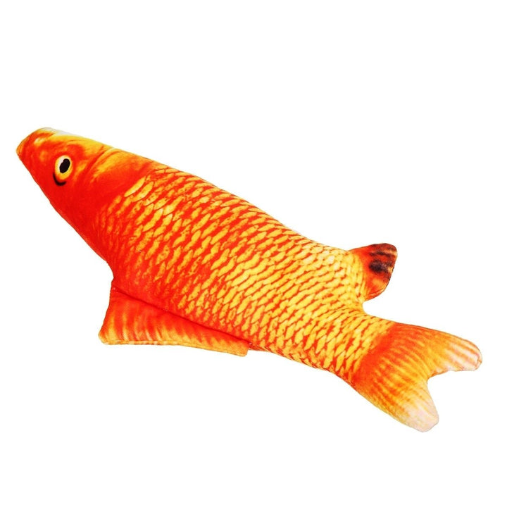 3D Simulation Fish Shape Catnip Chew Toy Pet Soft Fish Shape Cat Toy Funny Interactive Stuffed Cat Toy Image 10