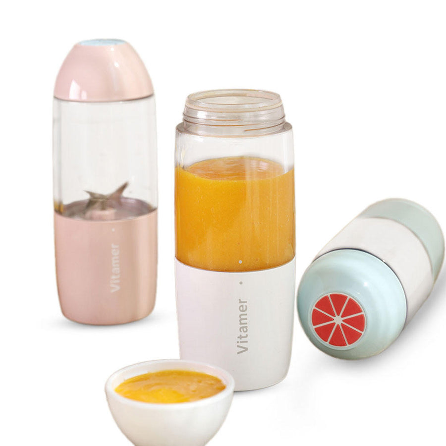 380ML USB Rechargeable Juicer Bottle Cup Vegetables Fruit Milkshake Smoothie Squeezer Reamer Bottle Image 1