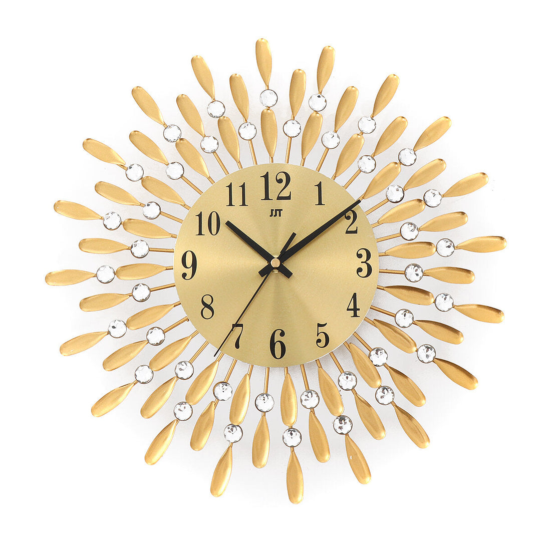 38 x 38 cm Wall Clock Hanging Silent Quartz Battery Powered Watch Home Decoration Image 10