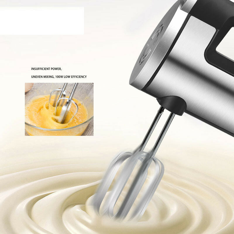 350W 2 Bar Stereo Hand Mixer 5 Speed Regulation One Button Withdrawal Circulating Air Cooling Easy to Use Image 5