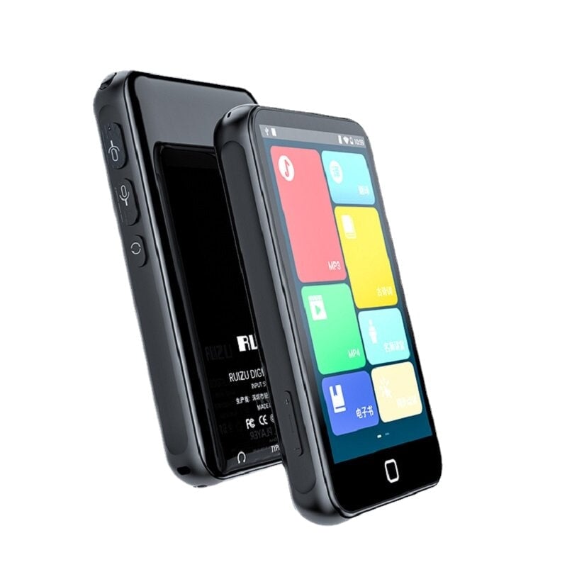 3.97 inch Touch Screen 16GB WIFI Bluetooth 5.0 MP4 Player Support FM Radio Recorder E-Book Clock Video Image 1