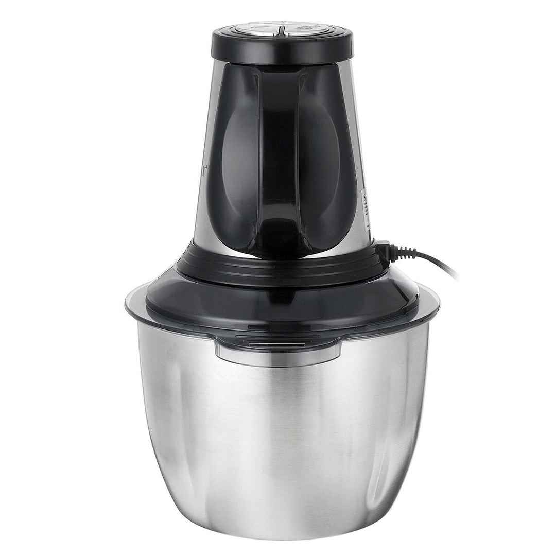 3L Stainless Steel Meat Grinder Chopper Automatic Electric Mincing Machine High-quality Household Food Processor Image 7