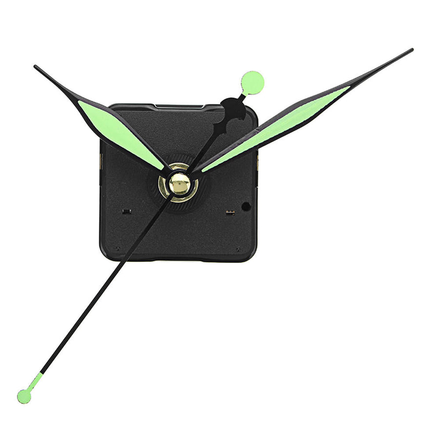 3pcs 20mm Shaft Length Green and Black Luminous Hands DIY Quartz Clock Wall Movement Image 1