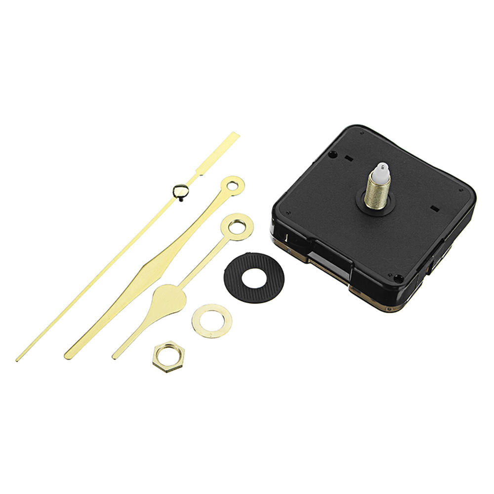 3pcs 20mm Shaft Length Gold Hands Quartz Wall Clock Silent Movement Mechanism Repair Parts Image 4