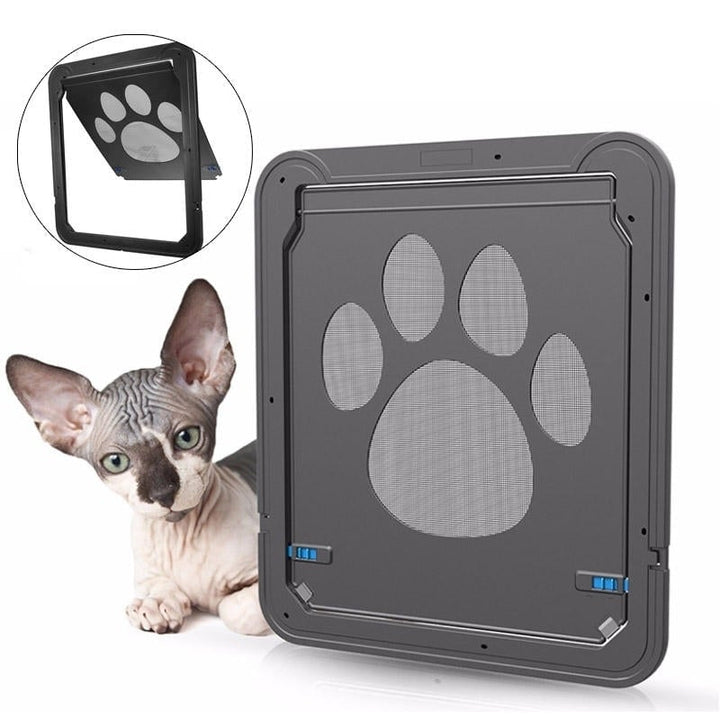 3742cm Large Medium Dog Cat Pet Door Screen Window ABS Magnetic Auto Lock Flaps Image 1