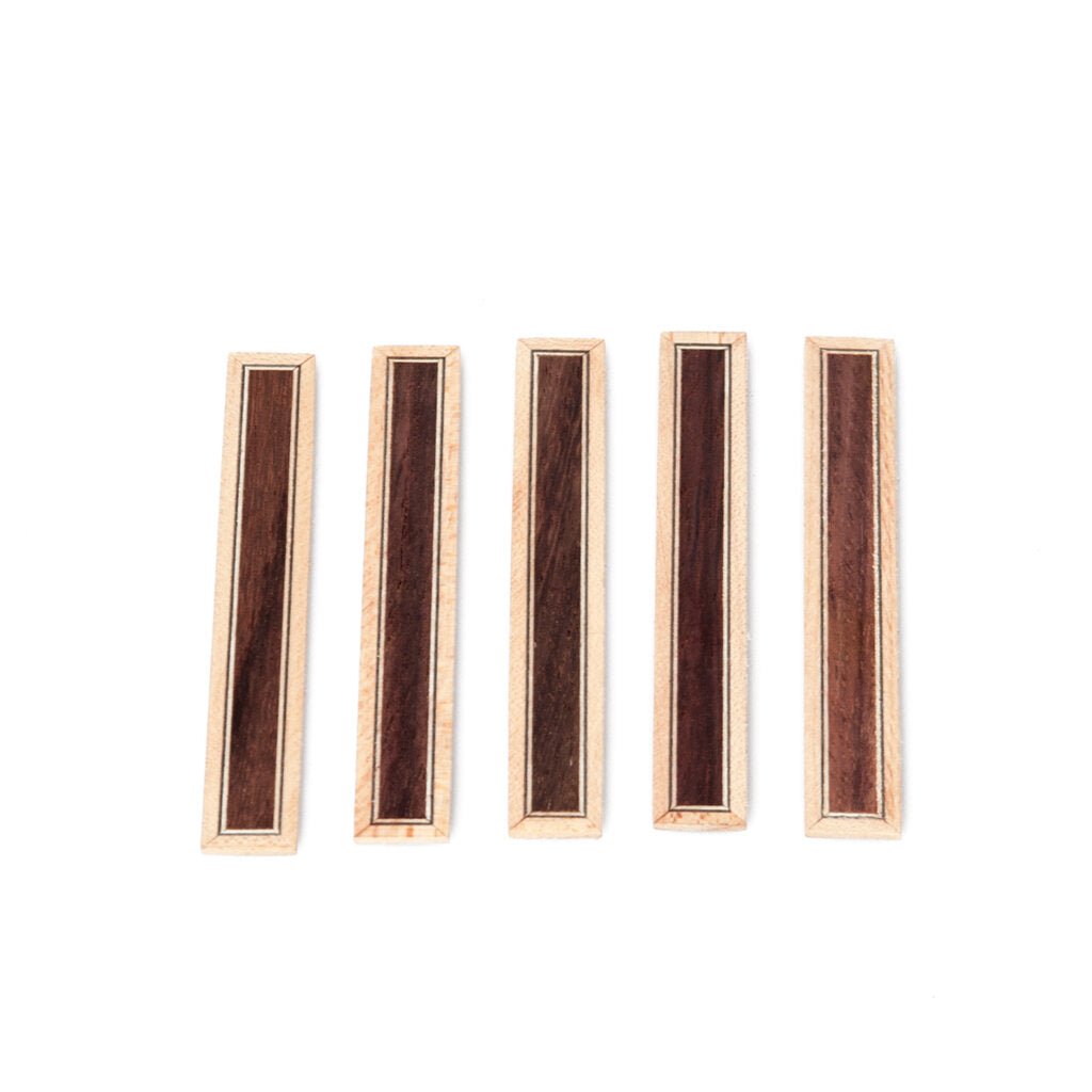 5 PCS Classical Guitar Bridge Tie Blocks Inlay Rosewood Wood Frame Series Guitar Parts Accessories Image 4