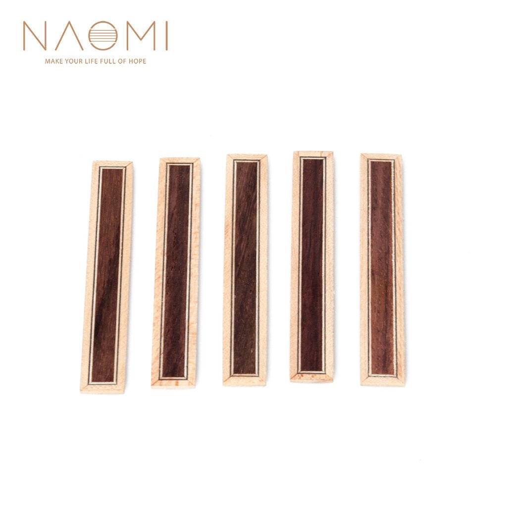 5 PCS Classical Guitar Bridge Tie Blocks Inlay Rosewood Wood Frame Series Guitar Parts Accessories Image 7