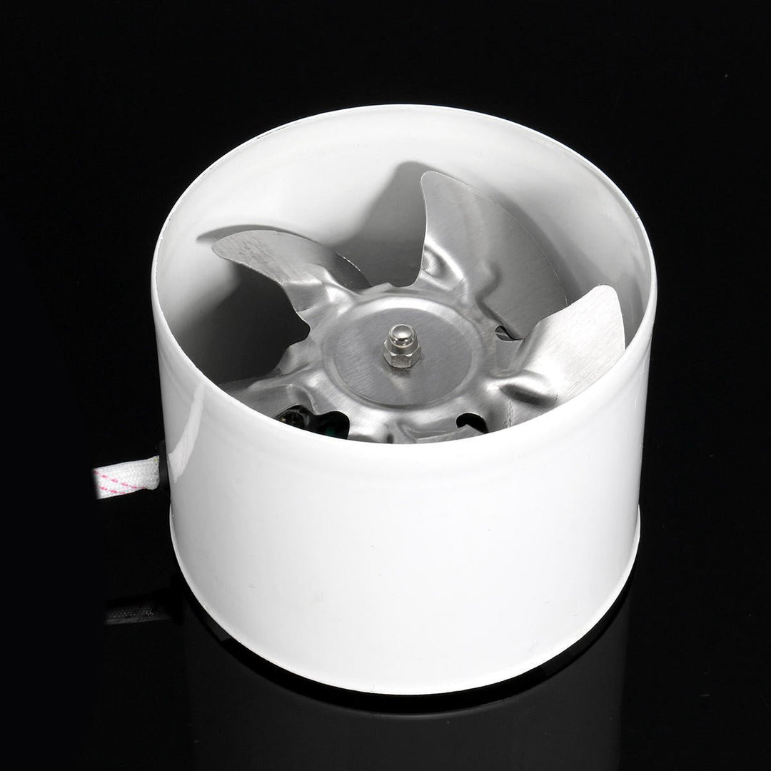 4 Inline Duct Fan Booster Exhaust Blower Air Cooling Vent Metal Blade Image 12