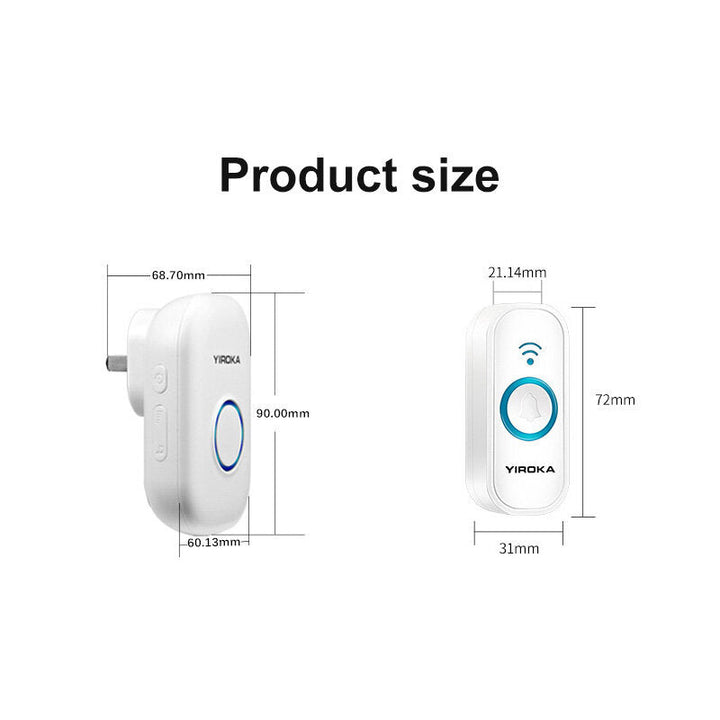 433Mhz Wireless Doorbell 150M Long Wireless Distance Home Welcome Smart Door Chimes Image 3