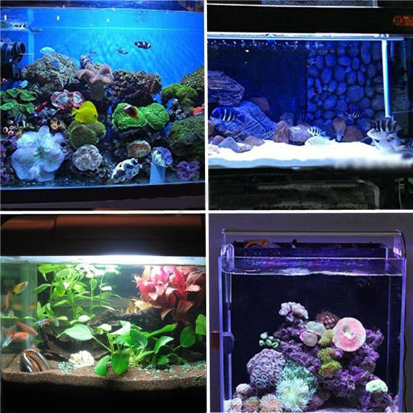 4.5W 60CM Submersible Remote Control,Button 60CM 30 LED RGB Night Lamp for Aquarium Tank Fish Pond Image 8