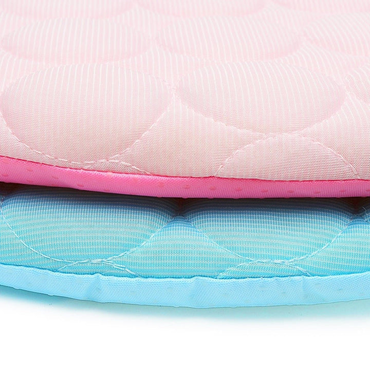 42R,50R Pet Dog Cat Soft Summer Chilly Cooling Mat Cold Bed Fiber Mats Pad Pet Seat Cushion Image 11