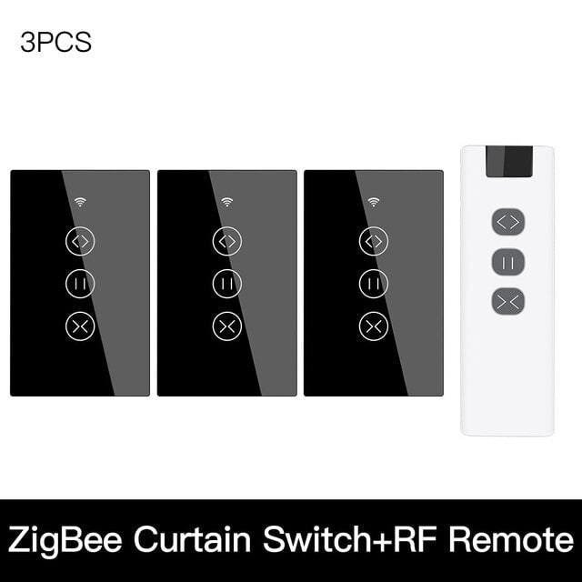 433MHz Smart Touch Curtain Switch Roller Blinds Shutter Wireless Control Relay Status Works with Alexa Google Home Image 8