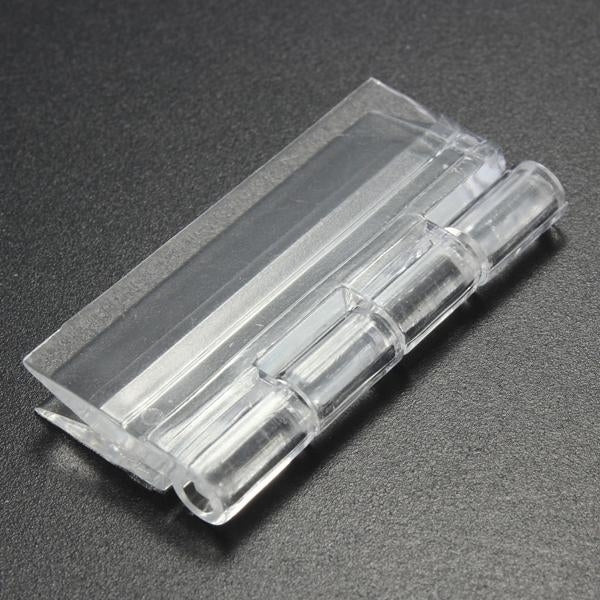 45x38mm Door Window Clear PMMA Acrylic Folding Hinge Plexiglass Image 4