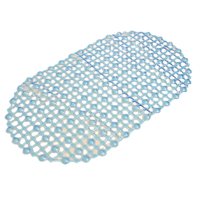 45x37cm PVC Anti Slip Floor Mat Bathroom Transparent Carpet With Strong Suction Cup Image 7