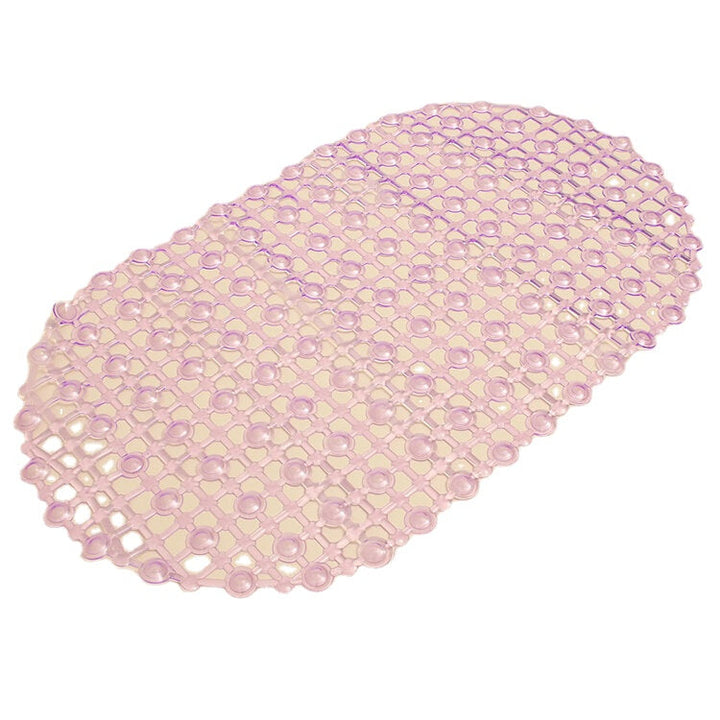 45x37cm PVC Anti Slip Floor Mat Bathroom Transparent Carpet With Strong Suction Cup Image 8