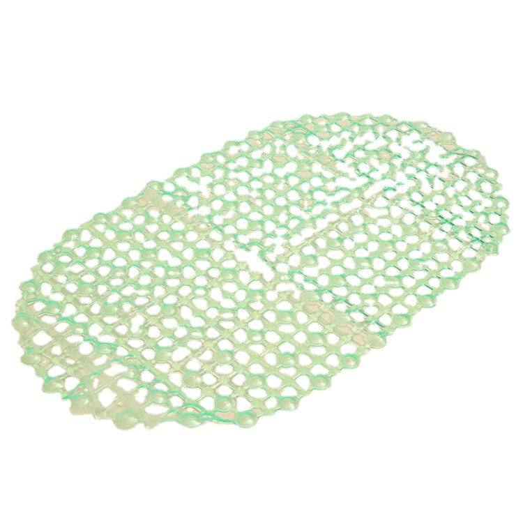 45x37cm PVC Anti Slip Floor Mat Bathroom Transparent Carpet With Strong Suction Cup Image 1