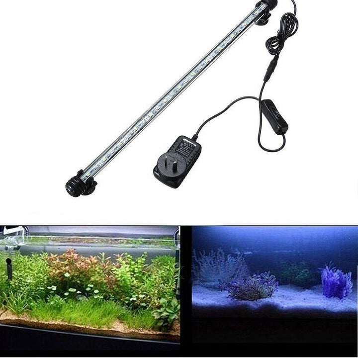 48cm 5W LED IP68 Waterproof Aquarium Light Fish Tank Submersible Light Strip Light Fish Tank Image 1