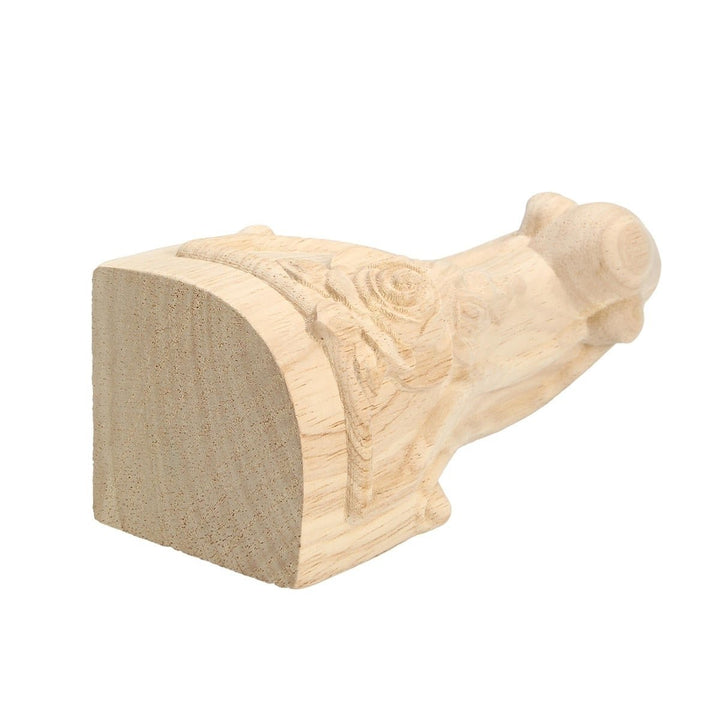 4Pcs Solid Wood Carved Furniture Foot Leg Support TV Cabinet Couch Sofa European Style Image 4