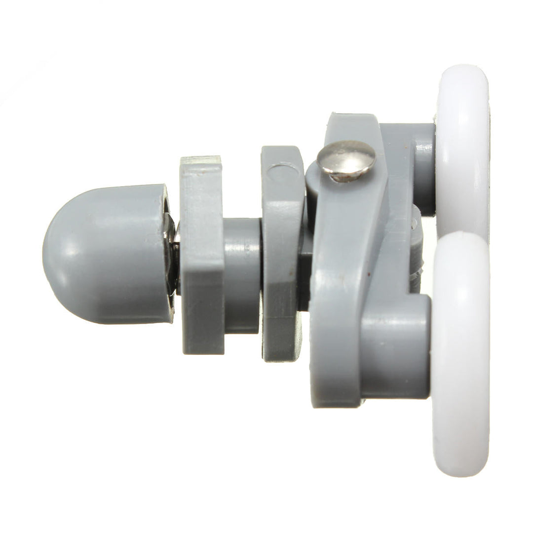 4PCS Twin Bottom Top Shower Door Rollers Pulleys Wheels Runner Slider 20mm Shower Faucet Accessories Image 3