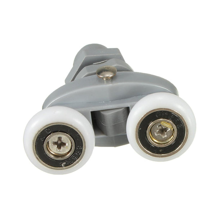 4PCS Twin Bottom Top Shower Door Rollers Pulleys Wheels Runner Slider 20mm Shower Faucet Accessories Image 6