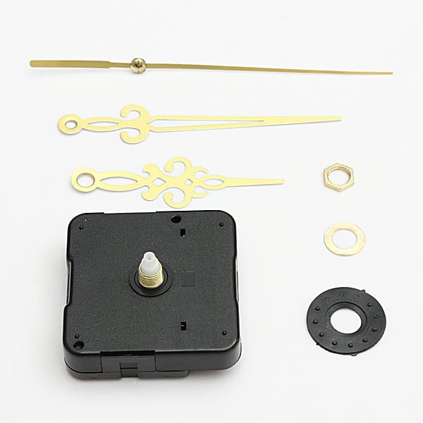 5pcs Gold Hands DIY Quartz Wall Clock Spindle Movement Mechanism Image 2