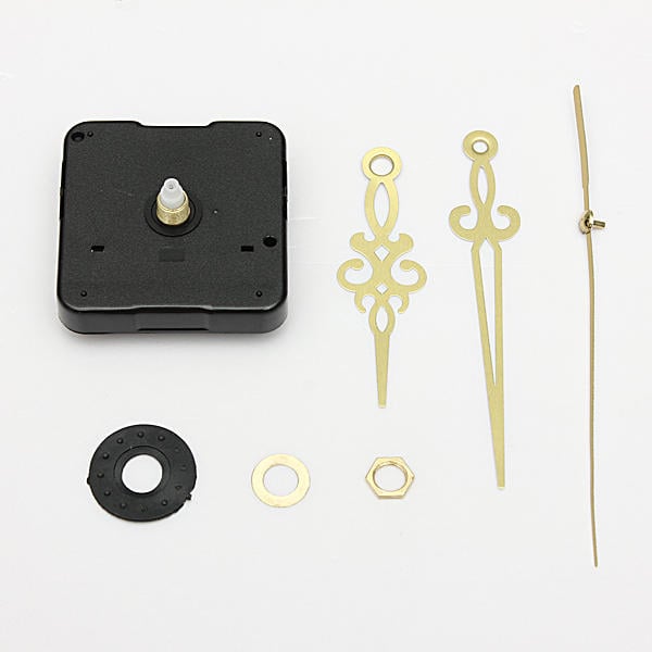 5pcs Gold Hands DIY Quartz Wall Clock Spindle Movement Mechanism Image 3