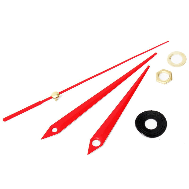 5Pcs DIY Red Triangle Hands Quartz Wall Clock Movement Mechanism Image 7