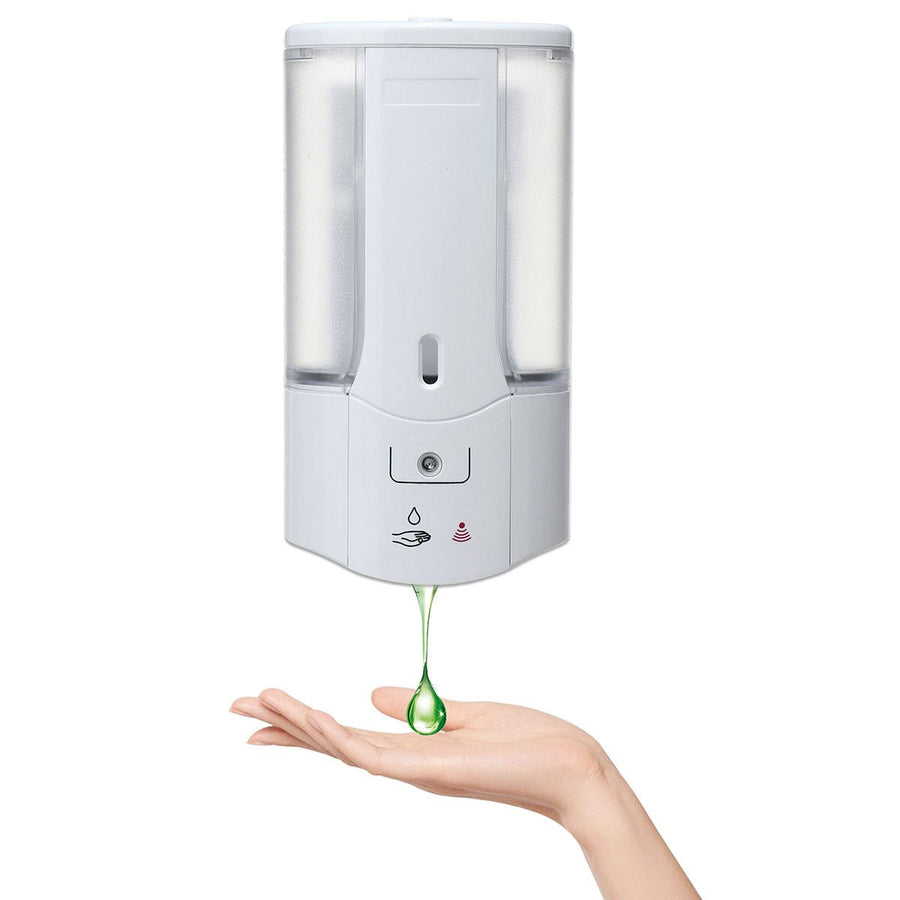 500mL Automatic Sensor Hand-Free Soap Dispenser Shampoo Bathroom Wall Mounted Liquid Dispenser Image 1