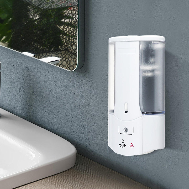 500mL Automatic Sensor Hand-Free Soap Dispenser Shampoo Bathroom Wall Mounted Liquid Dispenser Image 6