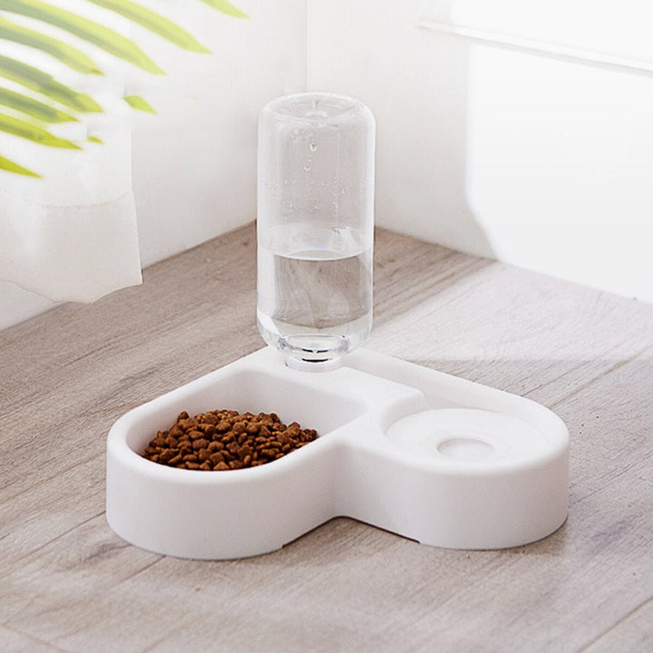 500ml Pet Water Drinker Dispenser Heart-shaped Automatic Dog Cat Feeder Waterer Bowl Bottle Image 2