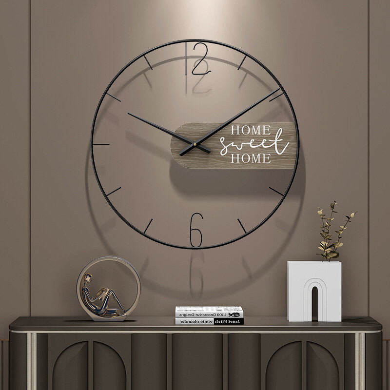 50CM Nordic Light Luxury Wall Clock Living Room Home Fashion Personality Creative Wall Clock Modern Minimalist Image 2