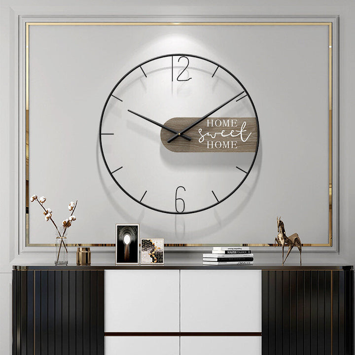 50CM Nordic Light Luxury Wall Clock Living Room Home Fashion Personality Creative Wall Clock Modern Minimalist Image 3