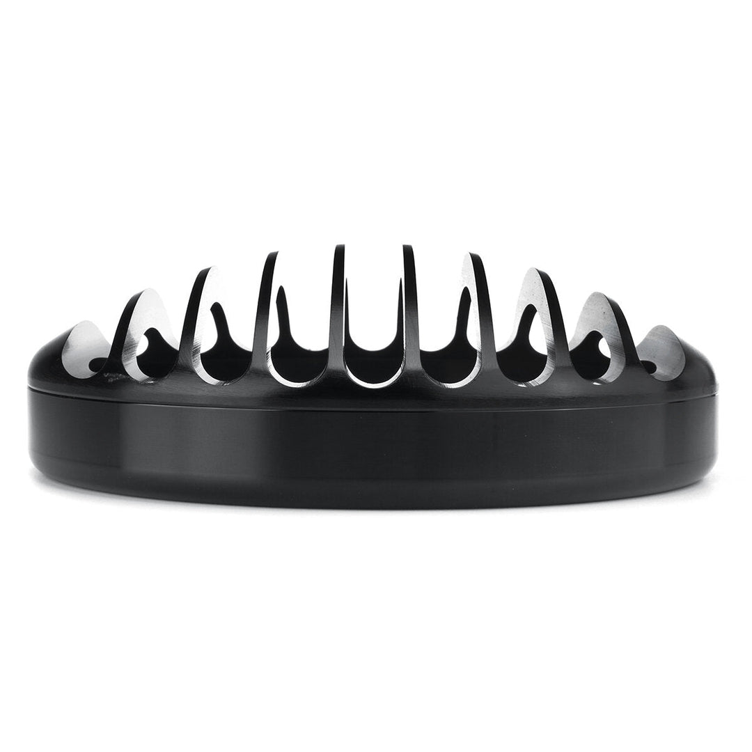 5.75 inch Headlight Cover Light Grill Guard Black Universal For Cafe Racer Chopper Image 3