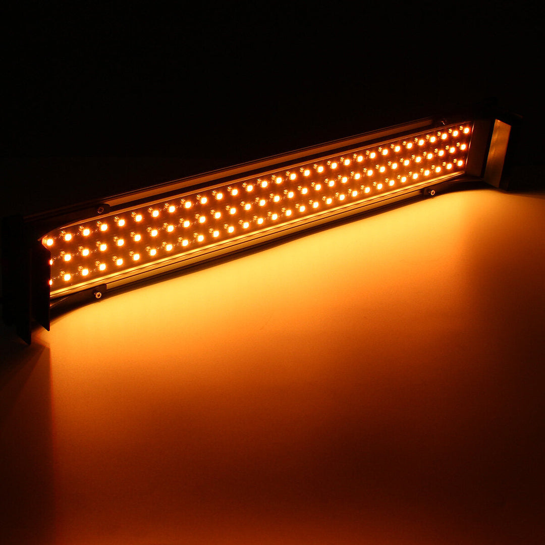 55-60cm Aquarium tank light RGB 15W 5050 90smd With remote control Retractable 58cm long Suitable Image 9