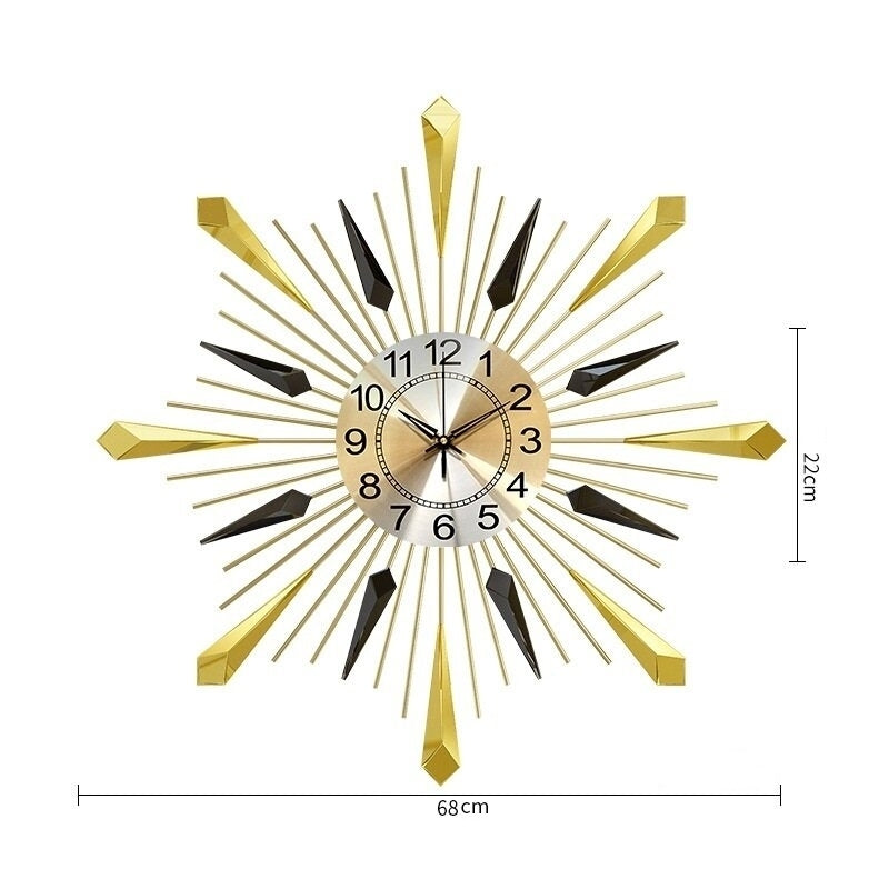 58CM,68CM Nordic Wall Clock Fashion Personality Creative Wall Clock Living Room Home Modern Minimalist Decoration Image 4