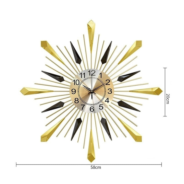 58CM,68CM Nordic Wall Clock Fashion Personality Creative Wall Clock Living Room Home Modern Minimalist Decoration Image 5