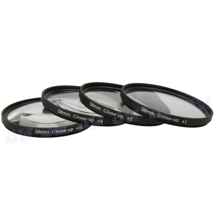 58mm Macro Close Up Filter Lens Kit +1 +2 +4 +10 for 58mm Camera Lens Image 3