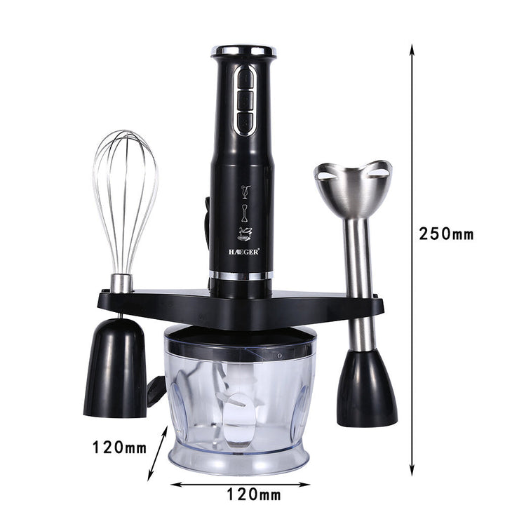 600W Electric Multi-functional Handheld 3 in1 Blender Chopper Cup Fruit Vegetable Hand Mixer for Food Processor Image 3