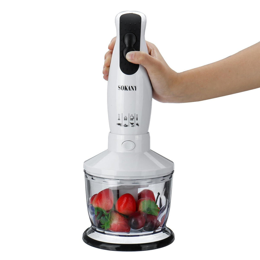 600W Portable Electric Blender Stick Whisk Juicer Mixer Handheld Vegetable Meat Grinder Food Chopper Image 6