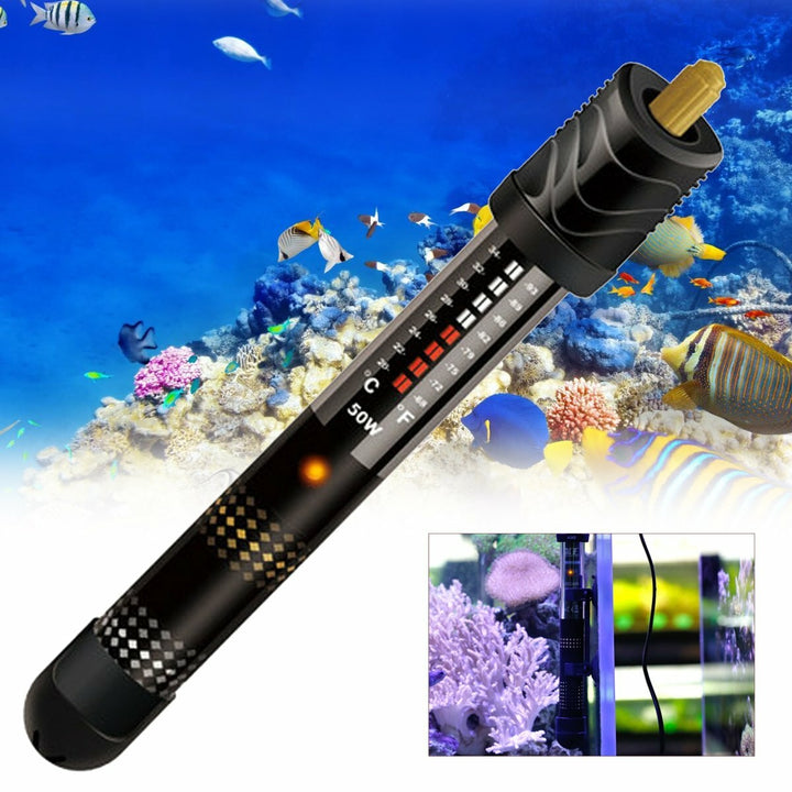 50W,100W,200W,300W,500W Aquarium Tank Fish Water Submersible Heater Adjustable Thermostat Image 6